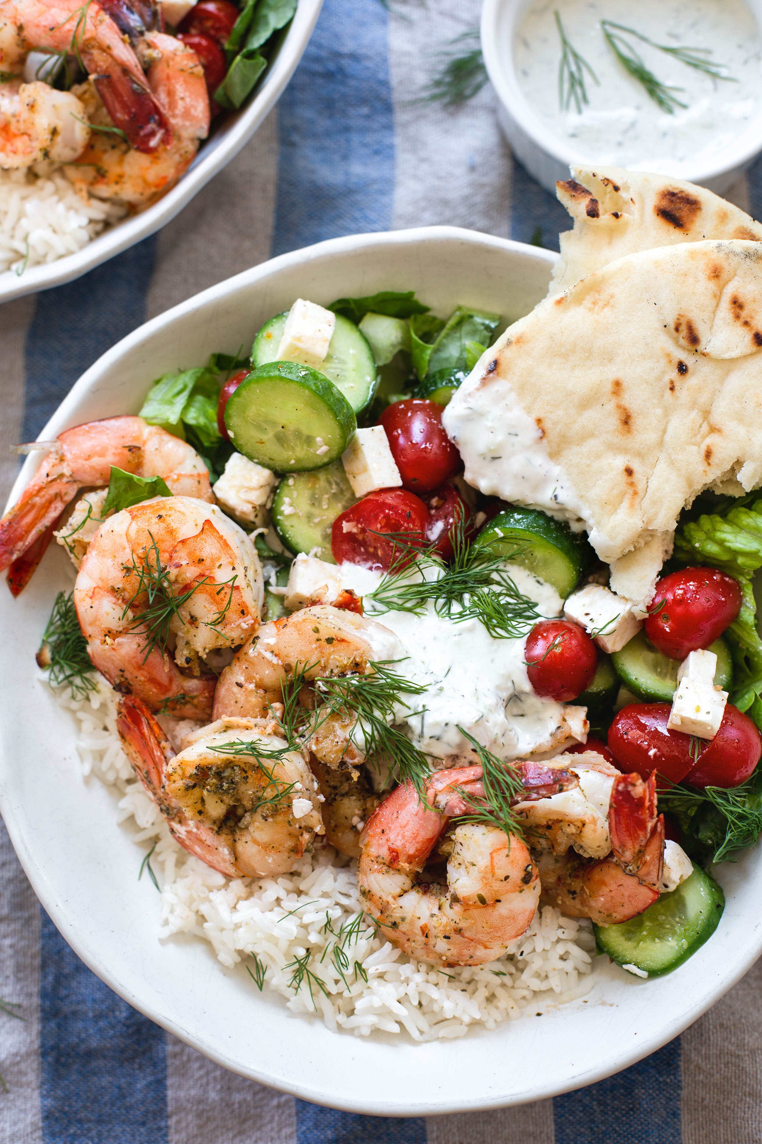 Grilled Greek Shrimp Bowls My Diary of Us
